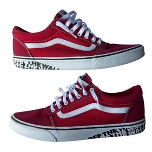 Vans Old Skool Low – Red/White – Size 13